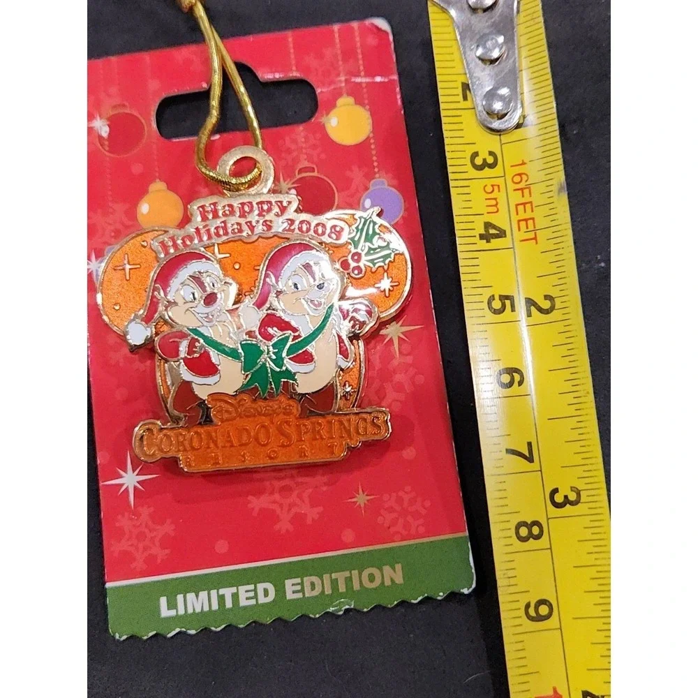 Disney Pin Coronado Springs Resort Chip n Dale Happy Holidays 2008 LE 1200